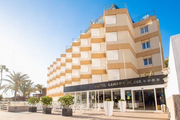 Fachada Hotel HL Sahara Playa**** en Gran Canaria Fachada Hotel HL Sahara Playa**** en Gran Canaria